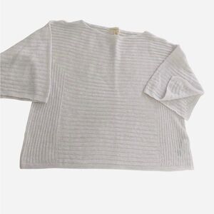 Eileen Fisher Soft White Pullover